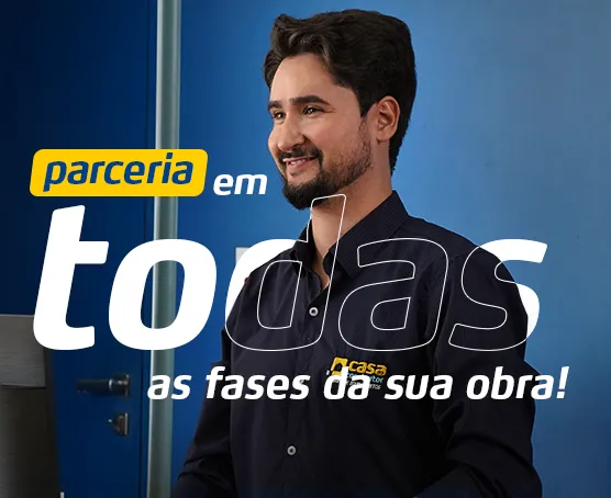 Parceria em todas as fases da sua obra