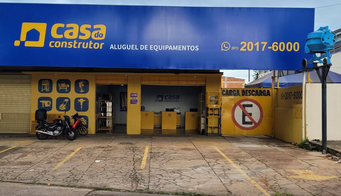 Fachada da loja Casa do Construtor